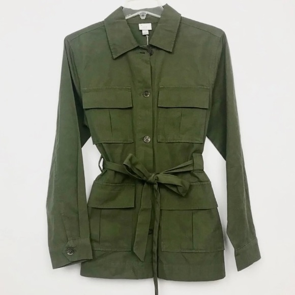 NEW! Green Utility Jacket XS - Picture 2 of 6